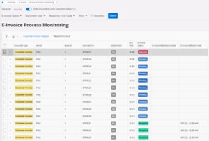Nouvelle interface de monitoring des factures
