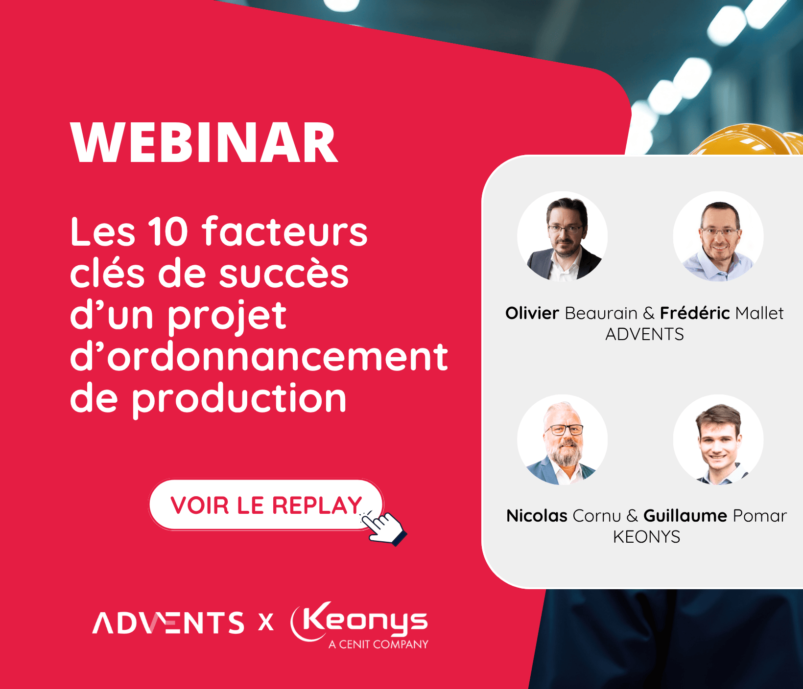 COMEXT - LinkedIn Replay Webinar 10 facteurs clés de succès de l'ordonnancement